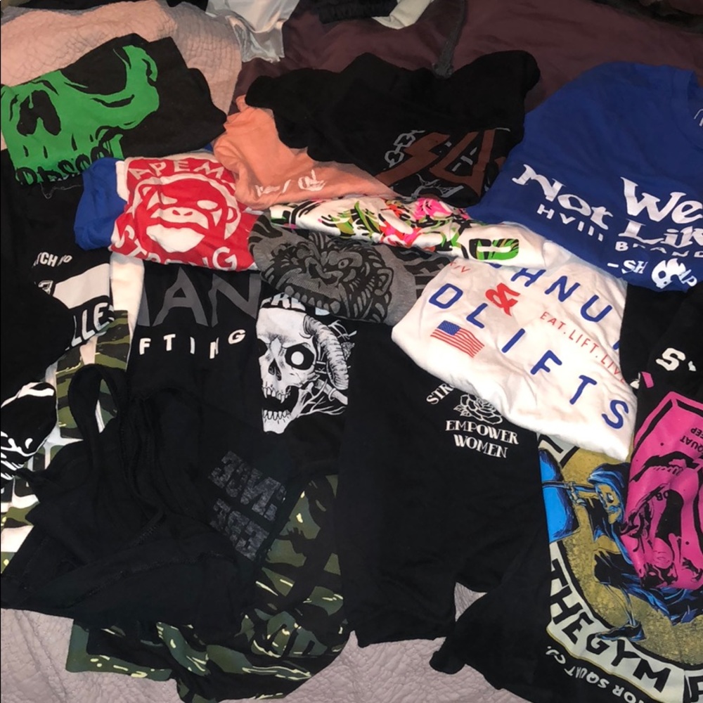 HUGE crop top bundle gym/powerlifting/CrossFit